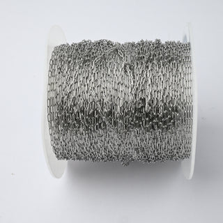 Catena in Acciaio Forzatina Rettangolare 2,5x1mm - Vendita a Bobina