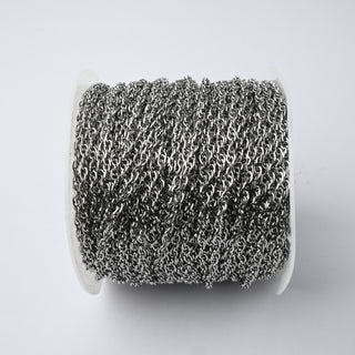 Catena in Acciaio Corda Ovale 2mm- Vendita a Bobina