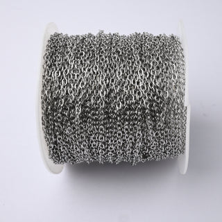 Catena in Acciaio Forzatina Ovale 2x1,8- Vendita a Bobina