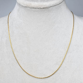 Collana con Estensione in Acciaio Oro Maglia Cobra 41 cm - Sarobidy