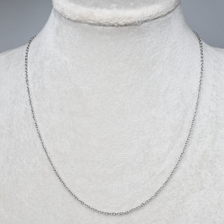 Collana con Estensione in Acciaio Forzatina Ovale 40 cm - Sarobidy