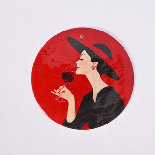 Pendente in Madreperla Rouge Disco 50mm