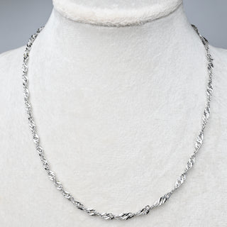 Collana con Estensione in Acciaio Singapore 40,5 cm - Sarobidy