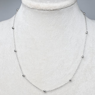 Collana con Estensione in Acciaio a Rosario 39,5 cm - Sarobidy