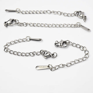 Chiusura Moschettone in Acciaio 10mm con Estensione 5 cm - 4 Pezzi