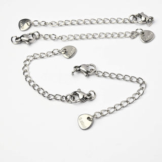 Chiusura Moschettone in Acciaio 10mm con Estensione 5 cm - 4 Pezzi