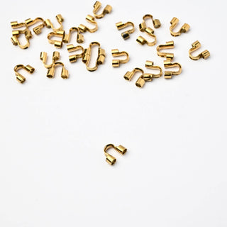 Salvafilo in Acciaio Oro 2mm - 25 Pezzi