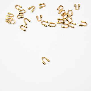 Salvafilo in Acciaio Oro 0,8mm - 25 Pezzi