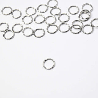 Anellini Chiusi in Acciaio 8x1mm - 30 Pezzi