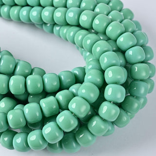 Perle in Pasta di Vetro Cilindro Tiffany 10x8mm