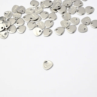 Bollatina 'S. Steel' Triangolo 7mm in Acciaio - 50 Pezzi