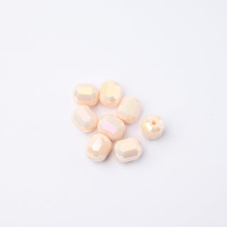 Cristalli Barilotto Cipria 9x8mm - 8 pz | Sarobidy