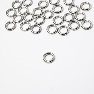 Anellini Chiusi in Acciaio 8x1,5mm - 30 Pezzi