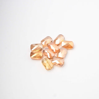 Cristalli Rettangolari Miele Aurora Boreale 9x6mm - 10 Pezzzi | Sarobidy