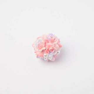 Perla Artigianale Fiori e Perla Rosa e Lilla Ø 20mm