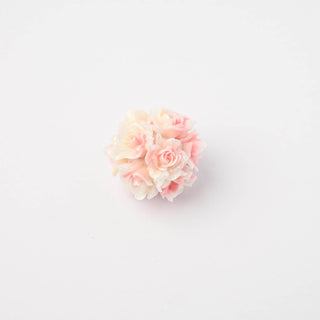 Perla Artigianale Fiori Bianco e Rosa Ø 20mm