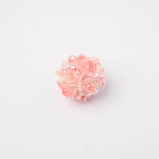 Perla Artigianale Fiori e Perla Rosa Perlaceo Ø 20mm
