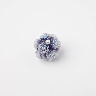 Perla Artigianale Fiori e Perla Viola e Lavanda Ø 20mm