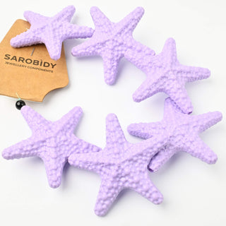 Perle in Resina Stelle Marina Lilla 50mm