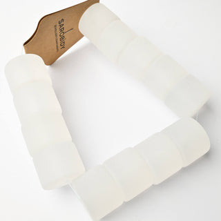 Perle in Resina Cilindri Ghiaccio 25x20mm