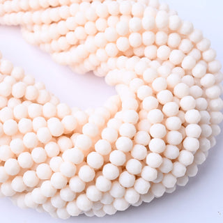 Cristalli Rondella Rosa Cipria 6mm - Filo da 40 cm | Sarobidy