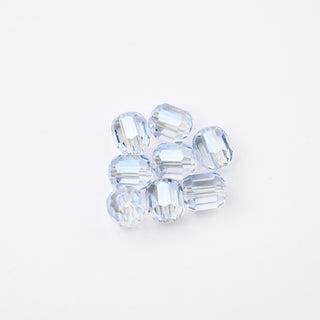 Cristalli Barilotto Azzurro Trasparente Aurora Boreale 9x8mm - 8 pz | Sarobidy