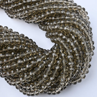 Cristalli Rondella Fumè 6mm - Filo da 40 cm | Sarobidy