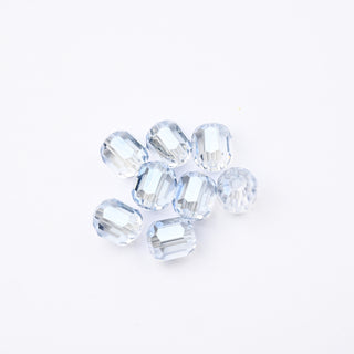 Cristalli Barilotto Crystal Azzurrato 9x8mm - 8 pz | Sarobidy