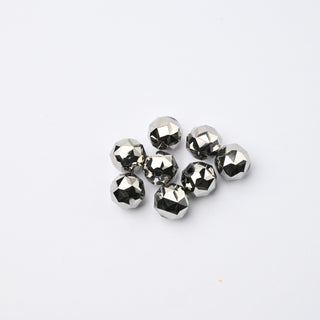 Cristalli Tondo Argento 8mm - 8 pz | Sarobidy