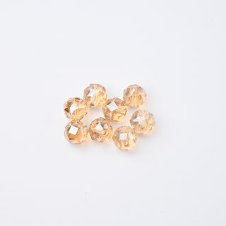 Cristalli Tondo Miele Trasparente  8mm - 8 pz | Sarobidy
