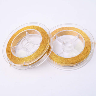 Filo per Uncinetto Lurex Giallo Oro Lunghezza 45m spessore 0.6mm