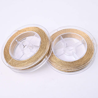 Filo per Uncinetto Lurex Bronzo Glossy Lunghezza 45m spessore 0.6mm