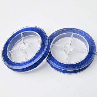 Filo per Uncinetto Lurex Blu Elettrico Lunghezza 45m spessore 0.6mm