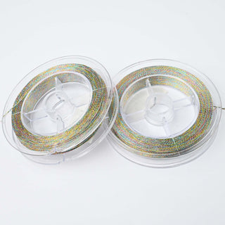 Filo per Uncinetto Multicolor Argentato Lunghezza 45m spessore 0.6mm