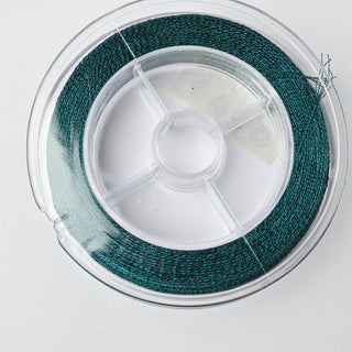 gelbes Lurex-Häkelgarn, volle Länge 45 m, Dicke 0,6 mm 