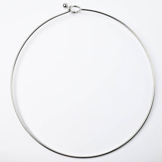 Collana Rigida Girocollo in Acciaio Ø 14 cm
