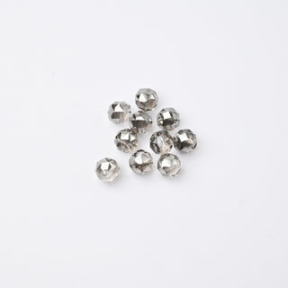 Cristalli Tondo Fumè e Trasparente 6mm - 10 pz | Sarobidy