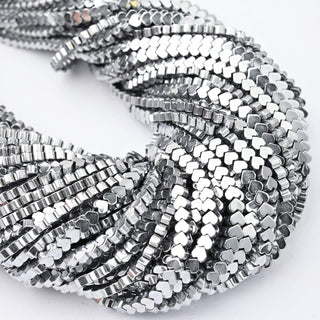 Ematite Argento Cuore 4mm