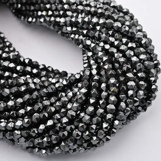 Ematite Naturale Poliedro 4mm