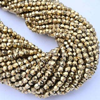 Ematite Oro Poliedro 4mm