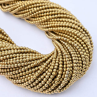 Ematite Oro Tondo 2mm