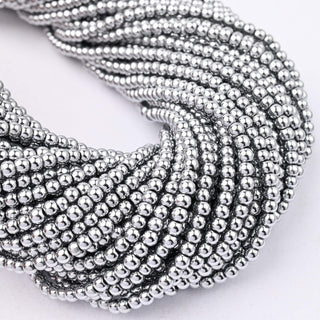 Ematite Argento Tondo 3mm