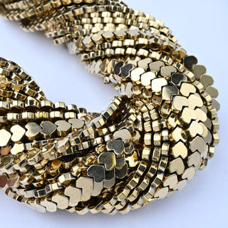 Ematite Oro Cuore 6mm