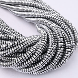 Ematite Argento Rondella 6x2mm
