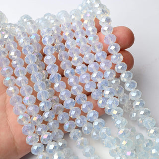 Cristalli Rondella Crystal Opal AB 8mm - 10 Fili