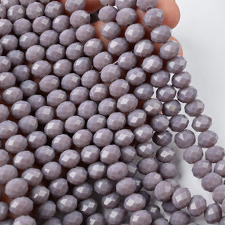 Cristalli Rondella Viola 8mm