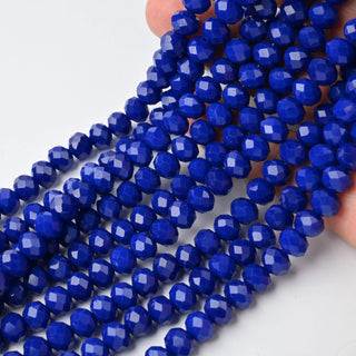 Cristalli Rondella Blu 8mm - 10 Fili
