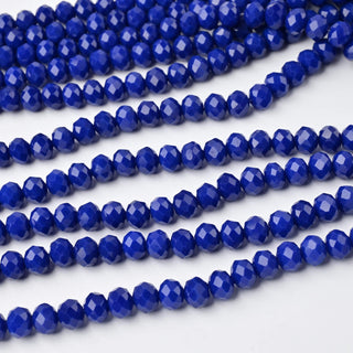 Cristalli Rondella Blu 8mm - 10 Fili