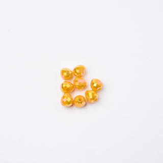 Cristalli Goccia Giallo Aurora Boreale 6mm - 8 pz | Sarobidy