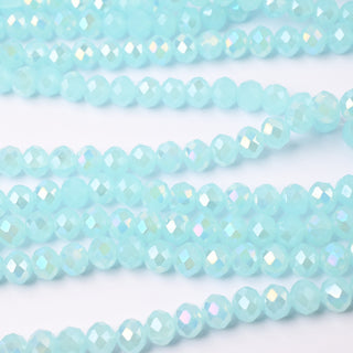 Cristalli Rondella Verde Acqua Opal AB 8mm